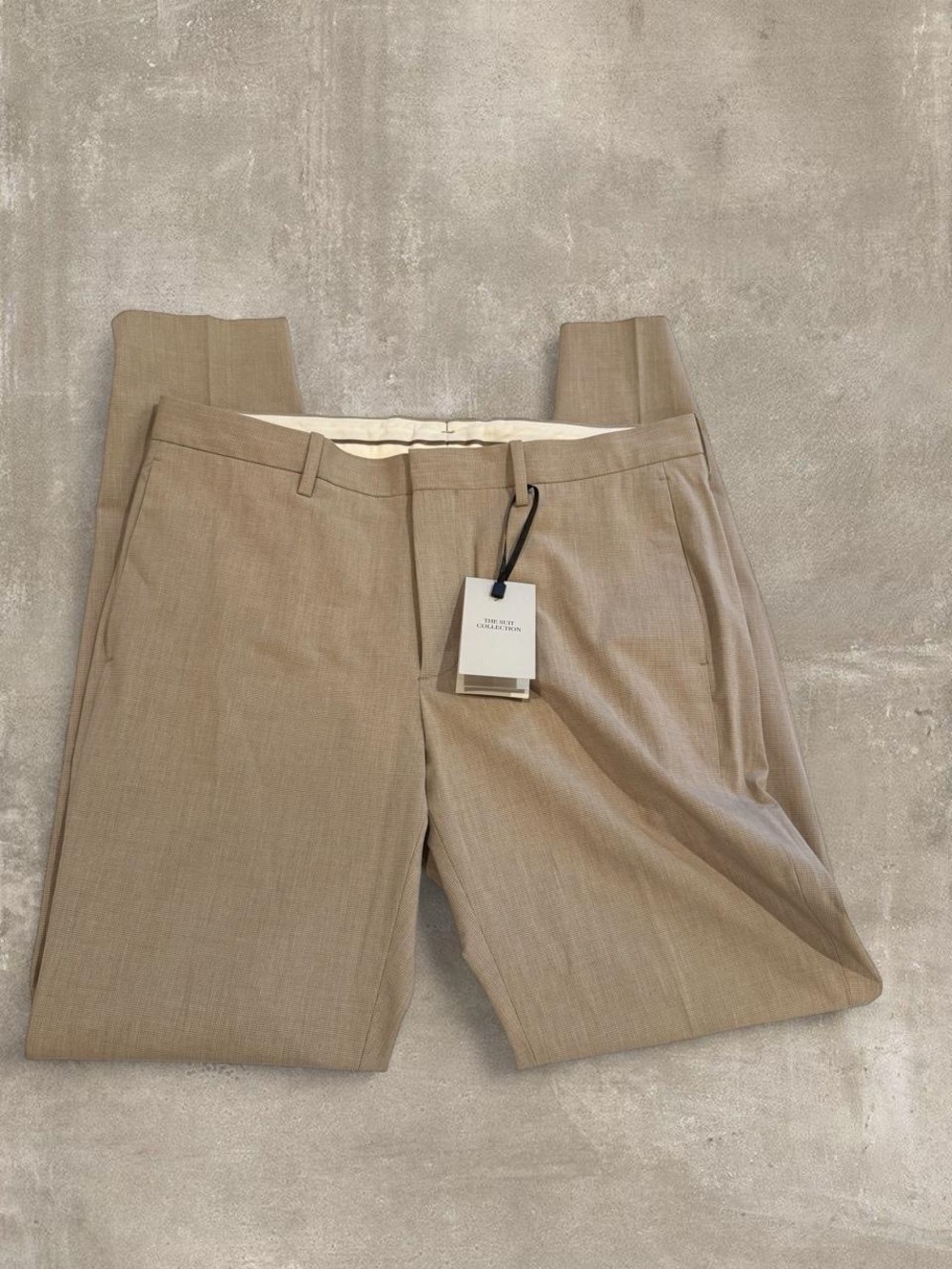 Mango Men's Tan Dress Trousers